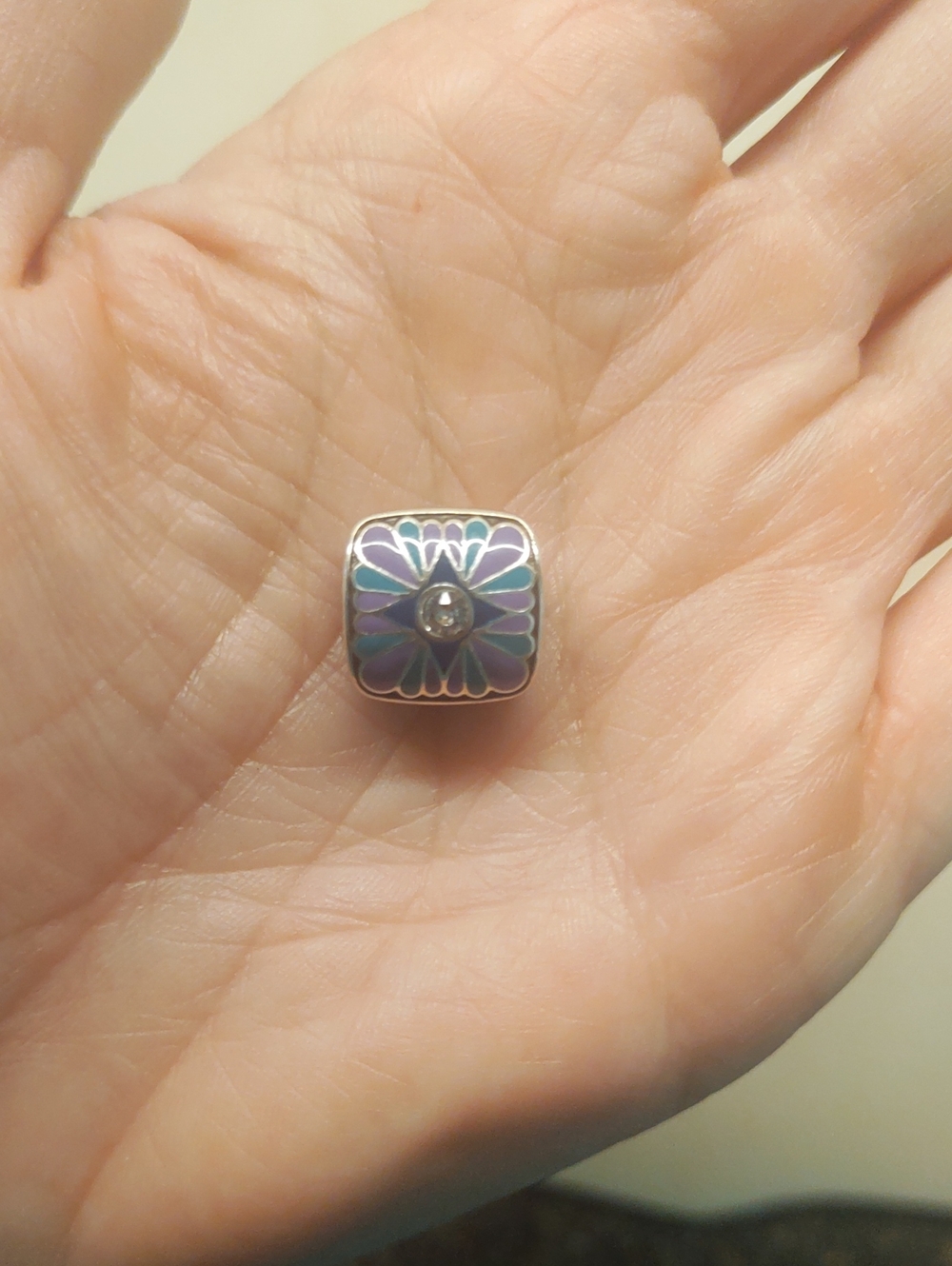 NEW! Brighton Casablanca Jewel Charm Bead Crystal Turquoise Purple Blue Hues - Picture 7 of 9